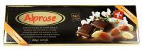 ALPROSE - Švýcarská hořká čokoláda 74 % s mandlemi 300g