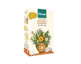 DILMAH - Green Rooibos 20x2g COCONUT & MANGO