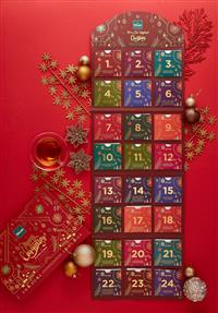 DILMAH MERRY CHRISTMAS čajový adventní kalendář 24x pyramidové sáčky
