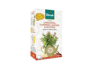 DILMAH -  Rooibos 20x2g CINNAMON , TURMERIC , GINGER & NUTMEG(minimální trvanlivost 11/21)
