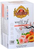 BASILUR White Tea Peach Rose přebal 20x1,5g