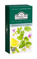 Ahmad Tea porcovaný ovocný čaj Peppermint a lemon přebal ALU 20x1,5g