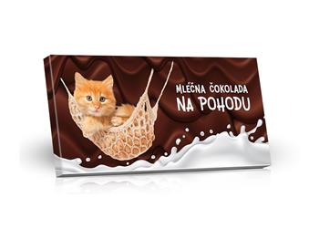 Luxusní čokolády NA POHODU (KOTĚ) mléčná čokoláda 100g