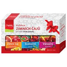 APOTHEKE kolekce zimních čajů 3x20x2g