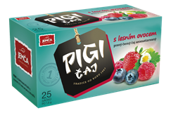 JEMČA Pigi černý čaj s lesním ovocem 25 x 1,5 g