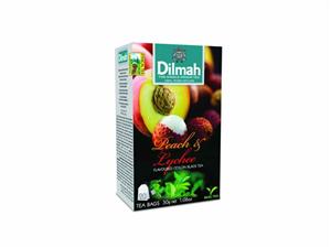 DILMAH Broskev a liči 20x1,5g  (minimální trvanlivost 6/2025)