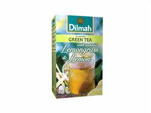 DILMAH Citronová tráva zelený čaj s citronovou trávou 20x1,5g