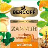 BERCOFF  Zázvor MORINGA &POMERANČ 10x2g 