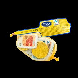 ONLY - Čokoládové bankovky a zlaté mince v síťce  -  85g