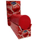 ONLY - Velké červené čokoládové medaile - plakety 21,5g