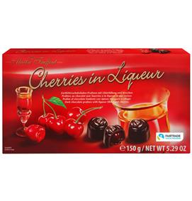 MAITRE TRUFFOUT CHERRIES IN LIQUER BONBONIERA - VIŠNĚ V HOŘKÉ ČOKOLÁDĚ 165g