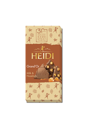 HEIDI Grand´Or Milk & Hazelnuts (mléčná čokoláda s celými lískovými ořechy) 100g