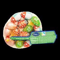 ONLY Síťka mix prasátko,beruška a podkova mléčná čokoláda 85g