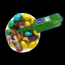 ONLY Velikonoční mix -  vajíčka a zajíčci  s náplní síťka 84g mléčná čokoláda