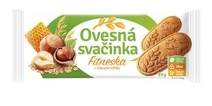 Ovesná svačinka Fitneska 39g S LÍSKOVÝM OŘÍŠKEM
