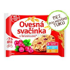 Ovesná svačinka 36g s BRUSNICEMI