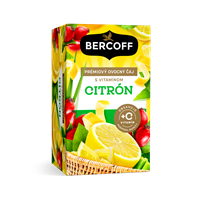 BERCOFF Prémiový ovocný čaj 16x2g CITRON S VIT. C