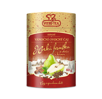 Vitto Tea Horká hruška se skořicí a kořením-vánoční ovocný sypaný čaj 80g