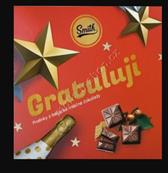 SMITH  "GRATULUJI" belgické pralinky z mléčné čokolády 75g