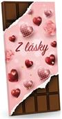 Luxusní čokolády Mléčná čokoláda   " Z LÁSKY "" 100g