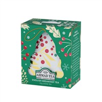 AHMAD TEA WINTER BLOOM TREE English Breakfast 25g sypaného čaje v plechové ozdobě   
      