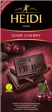 HEIDI hořká čokoláda Dark Sour Cherry (višeň) 80g