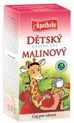 APOTHEKE Dětský ovocný čaj malinový 20x2g