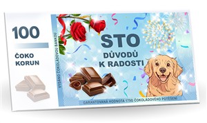 LUXURY 175g čokoláda  mléčná BANKOVKA STO TISÍC SLADKÝCH CHVILEK