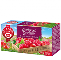 TEEKANNE Cranberry & Raspberry 20 x 2,25g