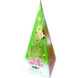 LIRAN Vánoční stromeček zelený MERRY černý čaj s jablkem a skořicí  18x2g