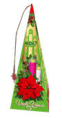 LIRAN Vánoční stromeček SVÍČKA A VÁNOČNÍ RŮŽE zelený čaj se závorem,jablkem, skořicí 20x2g