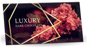 LUXURY 175g čokoláda hořká 60% HORTENZIE