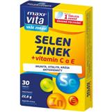 MAXI VITA Selen+zinek+vitamín C a E 30tablet