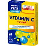 MAXI VITA Vitamín C + Zinek 30tablet