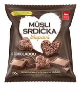 SEMIX Musli srdíčka křupavá s čokoládou 50g