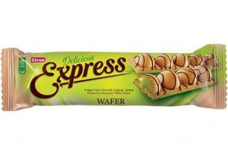ELVAN EXPRES WAFER  oplatka s čokoládou a pistáciemi 30g