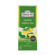 Ahmad Tea zelený porcovaný čaj  Lemon - Green Tea  25x2g sáčků
