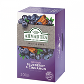 Ahmad Tea Infusion BLUEBERRY&CINNAMON (BORŮVKA SE SKOŘICÍ) 20x2g