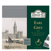 Ahmad Tea černý čaj Earl Grey 100x2g sáčků  (bez úvazku)