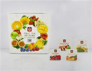 McCoy Teas FRUIT TEA INFUSIONS dárkové balení pyramidových  čajů  4x4x2g