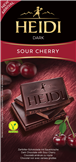 HEIDI hořká čokoláda Dark Sour Cherry (višeň) 80g 